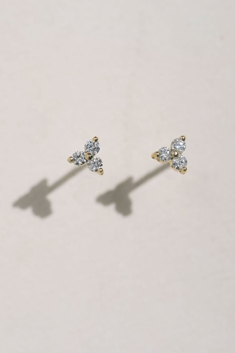 Diamond Cluster Studs