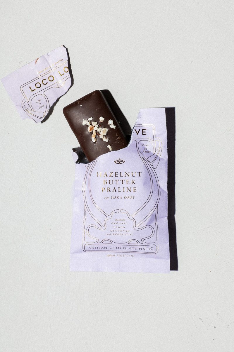 Hazelnut Butter Praline Chocolate with Maca Root
