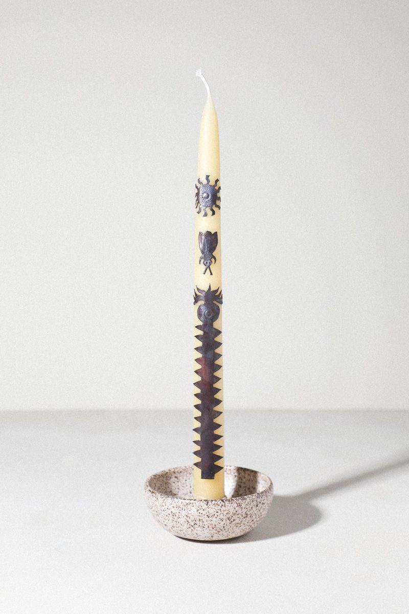 Candle Holder / Pebble — detail