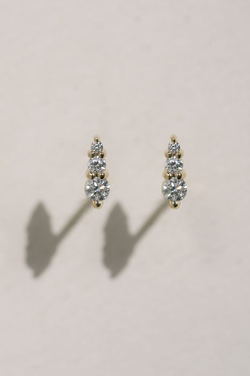 Diamond Cascade Studs
