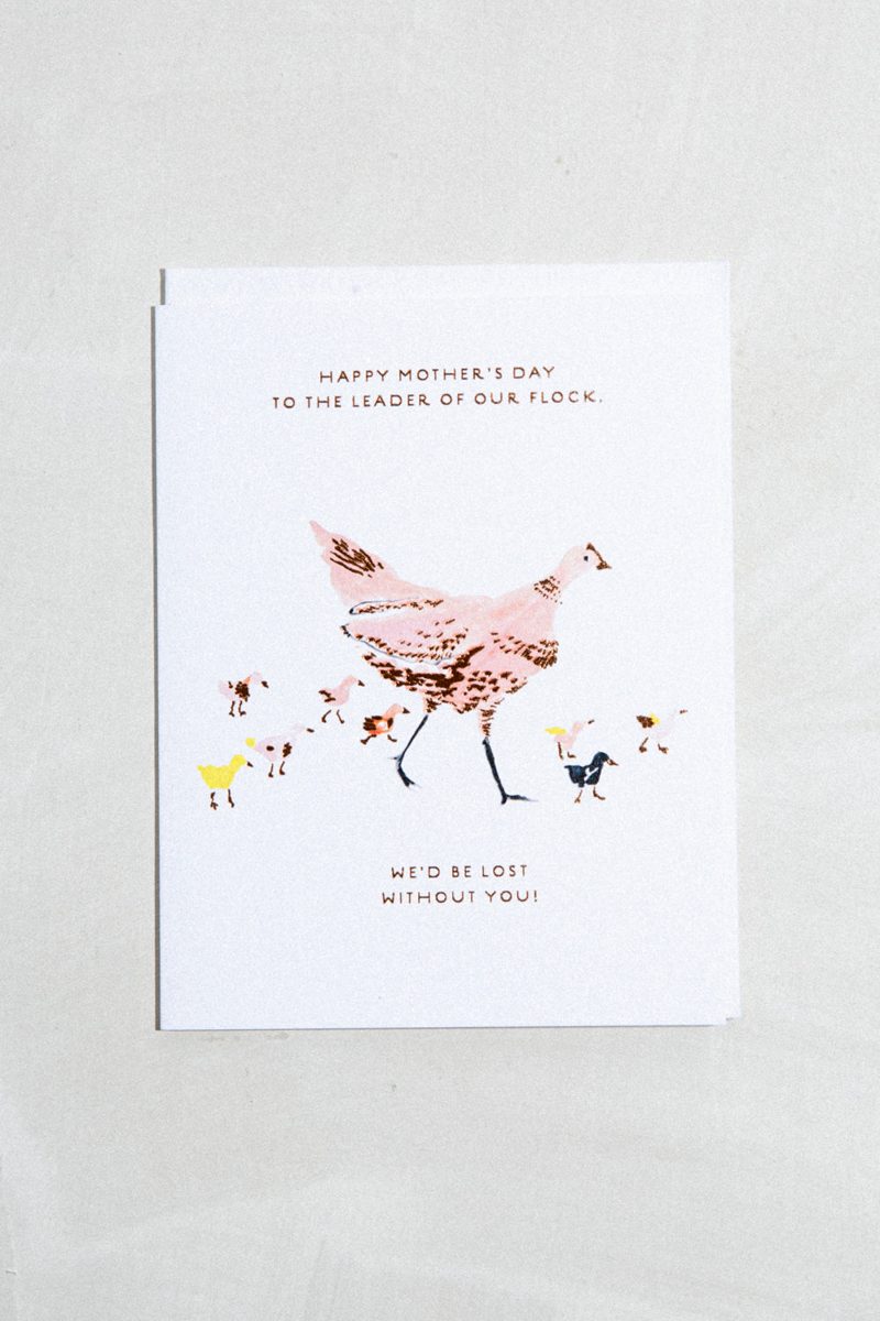 Mother’s Day Hen - Plantable Greeting Card — detail