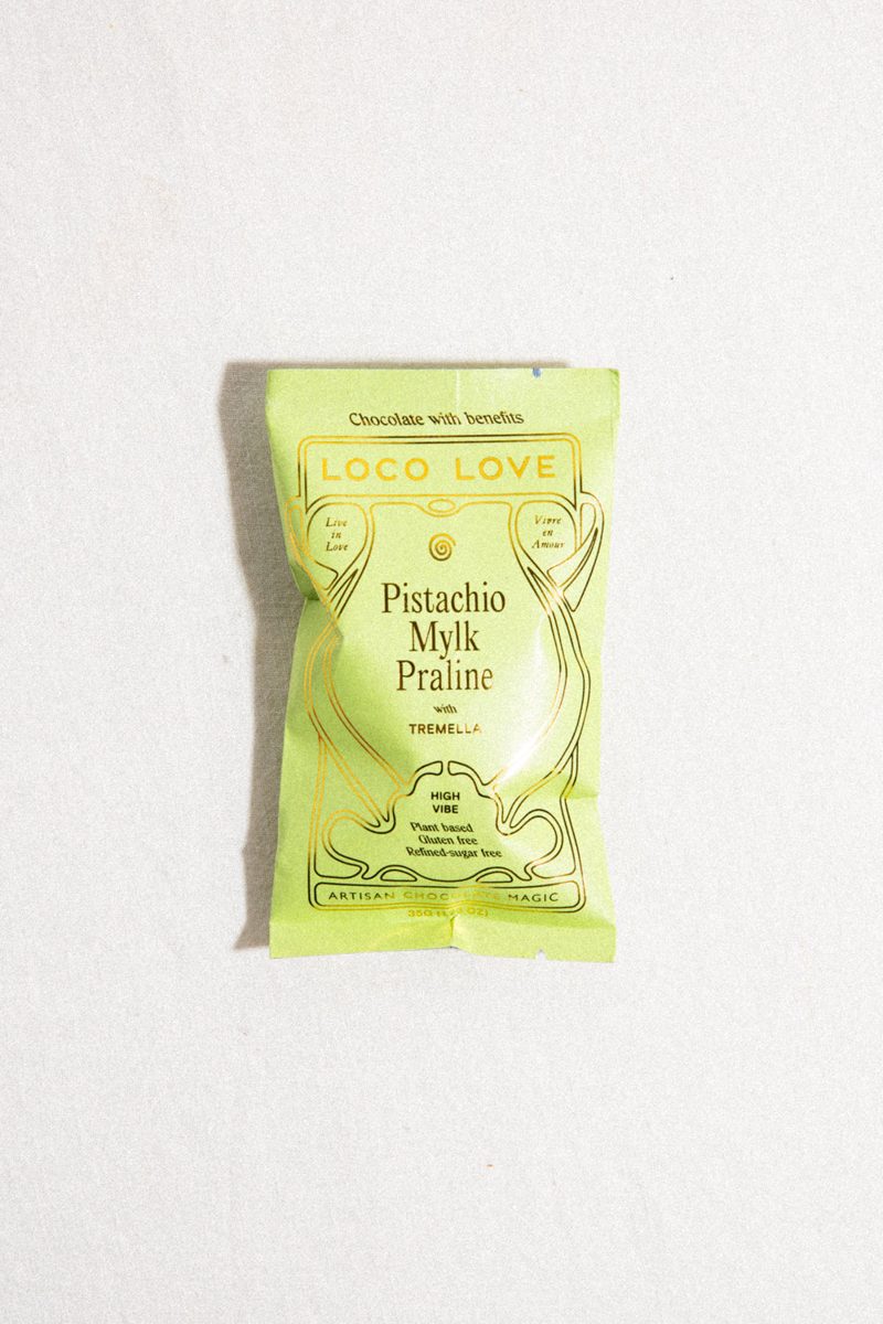 Pistachio Mylk Praline Chocolate Ganache with Tremella